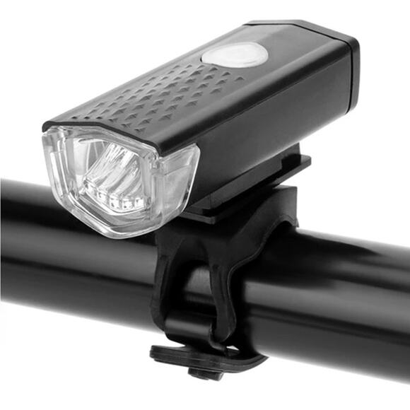 NEW Bike bicycle light USB LED rechargeable front back headlight lamp B187 - Picture 2 of 5
